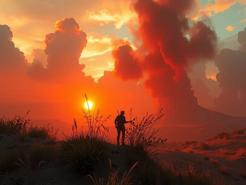 Rust Game crafting interface and a complex multi-story base