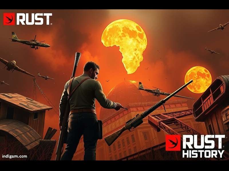 Rust Legacy gameplay showing early graphics and UI from 2013-2014