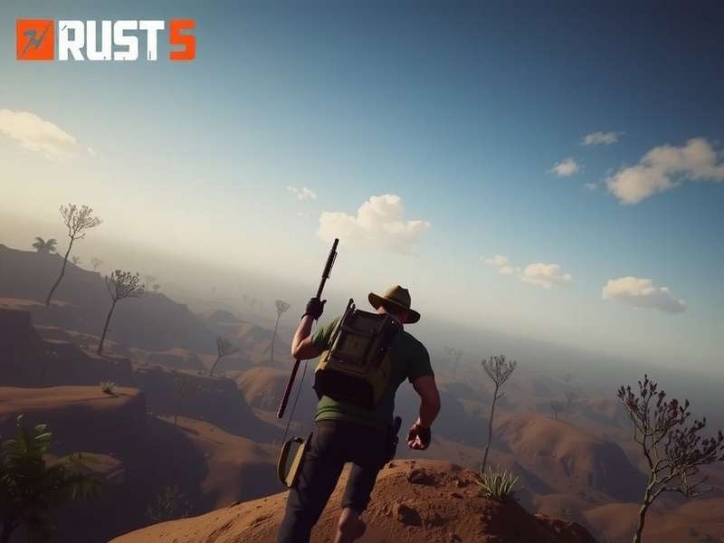 Strategic Rust PS5 base design built into a cliffside