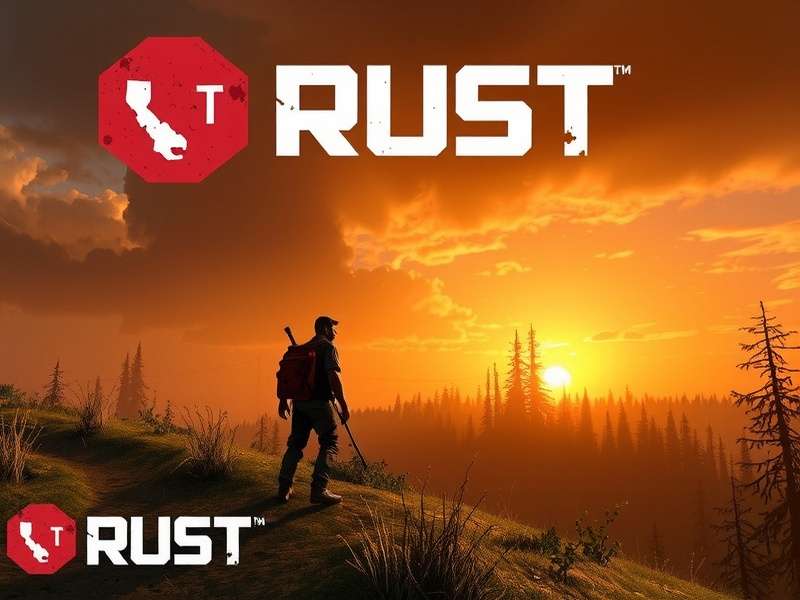 Rust Game 2025 Storage Requirements Dashboard showing download sizes across platforms