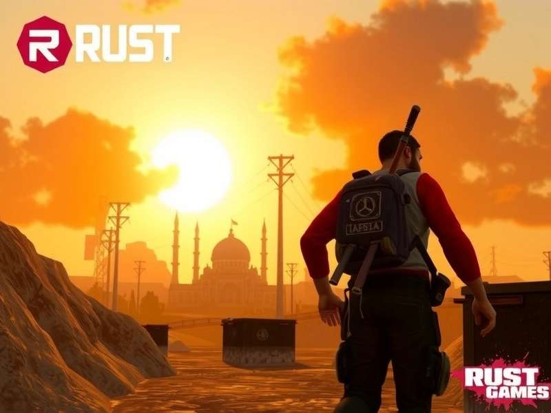 A group of Indian Rust players meeting in person, smiling and holding Rust-themed merchandise