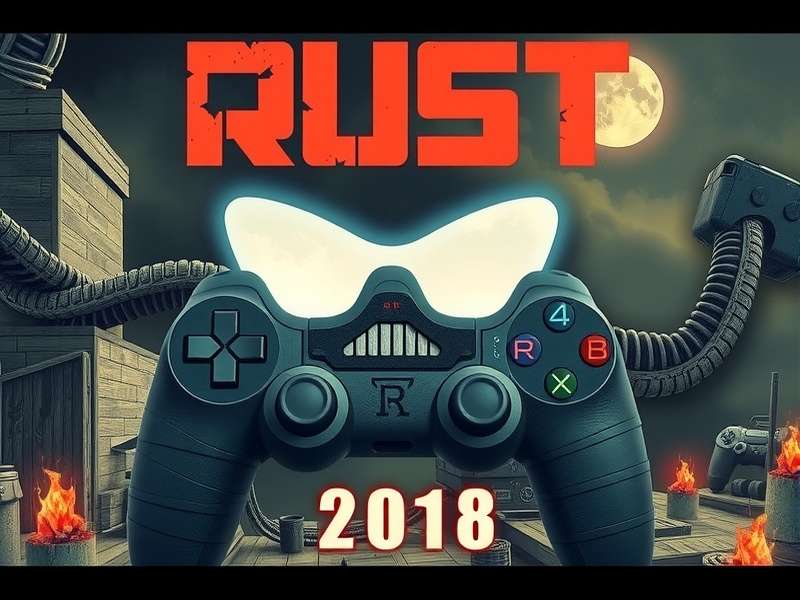 Rust Console Edition screenshot showing gameplay on PlayStation