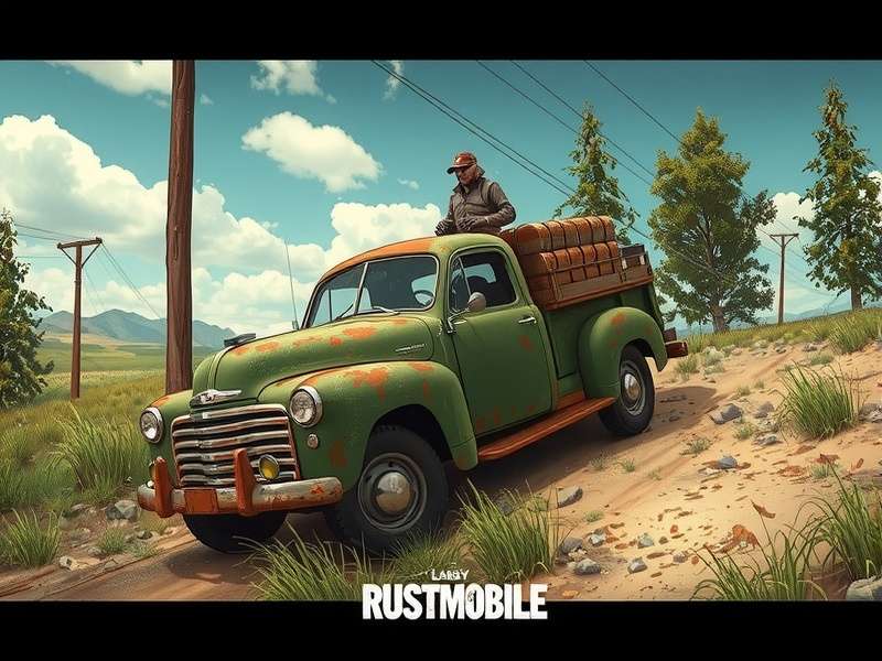 A complex multi-story base built into a cliffside in Rust