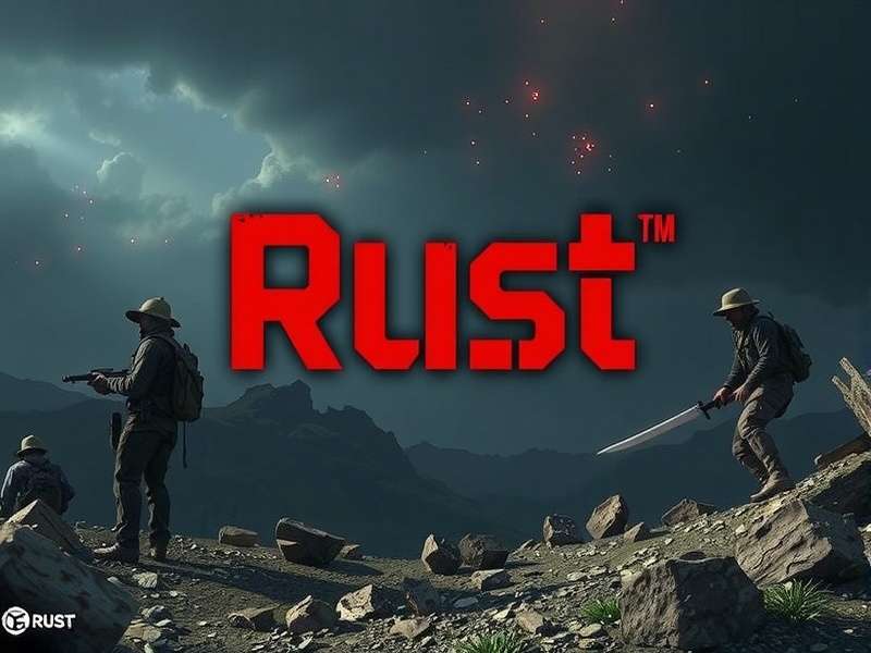 Screenshot of Rust's official Steam Store page showing the install button