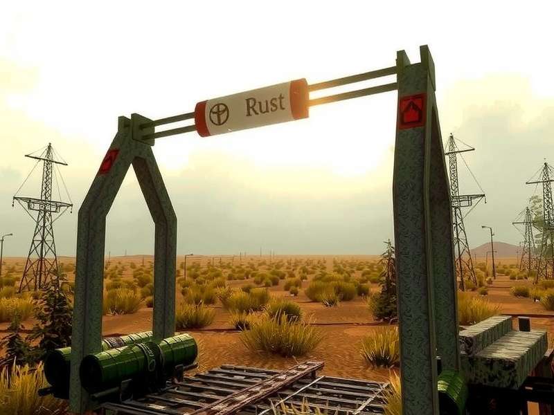 Collection of Rust weapons organized by tier