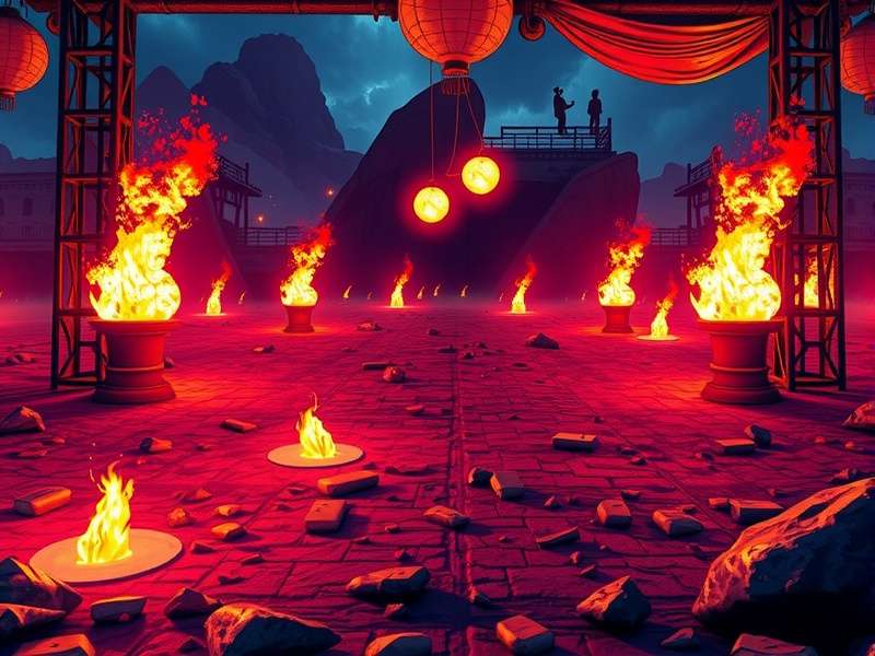 A tense standoff at a player-made casino in Rust, with high-value loot on a betting table