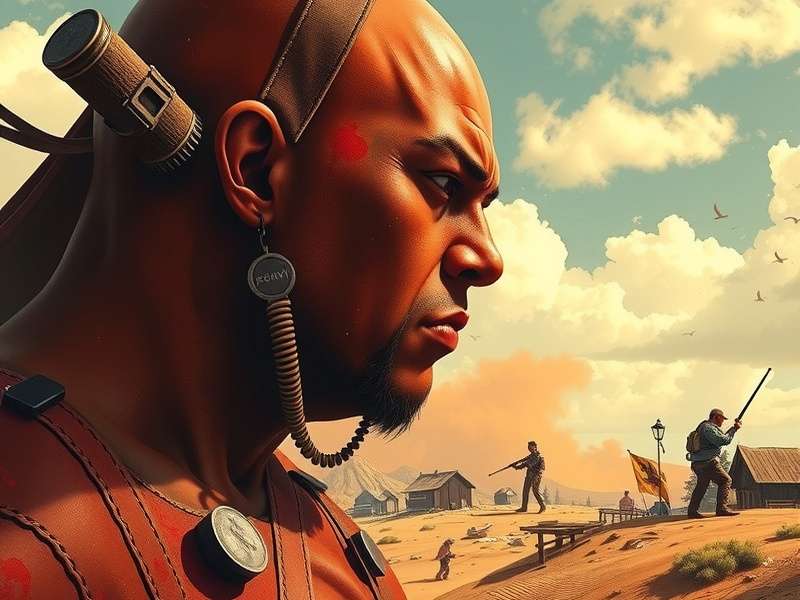 Rust base building example with wooden structures