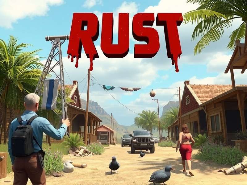 Rust game PC size visualization showing disk usage