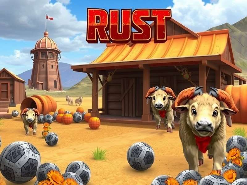 Rust Android Gameplay on Mobile Screen