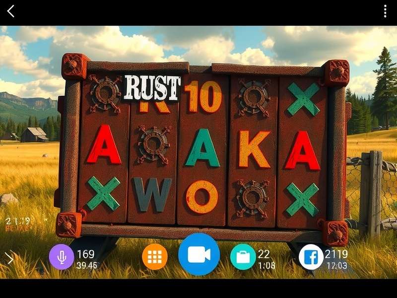 Rust game survival base building scene with price tag overlay