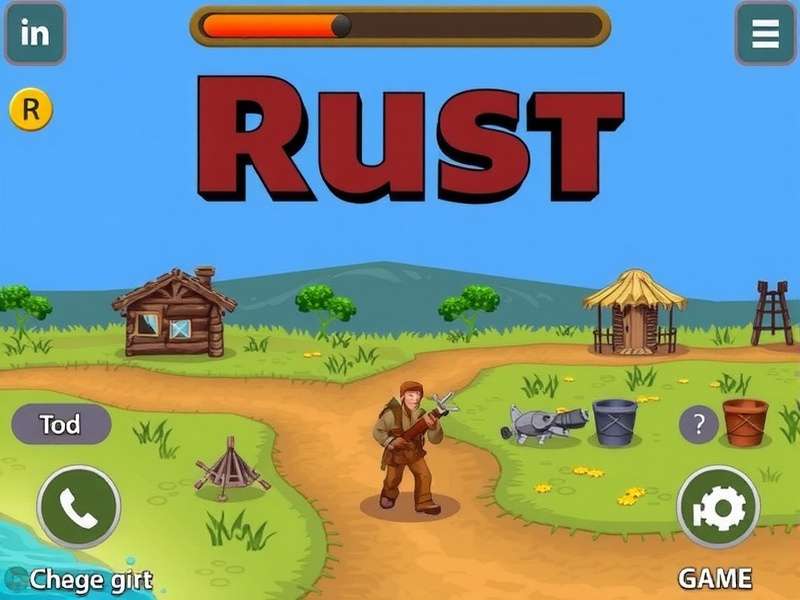 A well-fortified solo base in Rust built on a cliffside