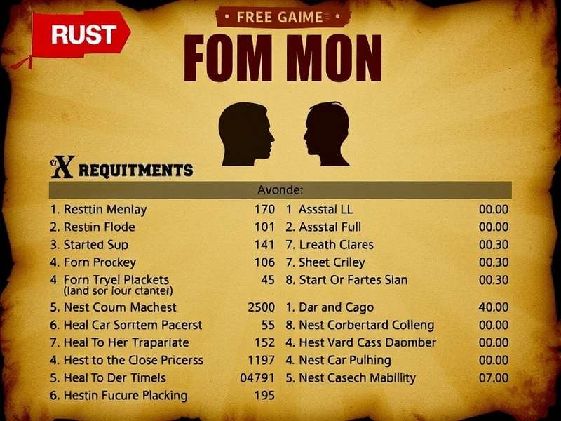 Rust Game Performance Benchmark Chart 2025