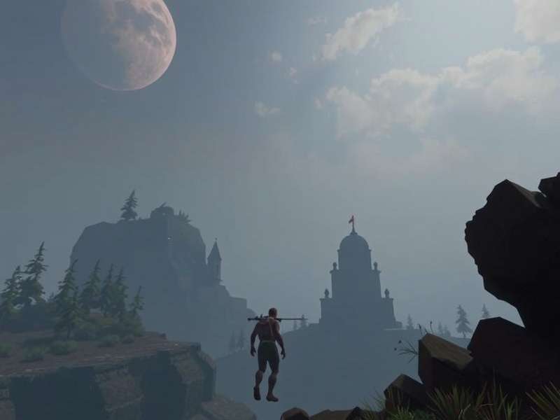 Rust Console Edition gameplay screenshot showing a massive base raid with explosions and player firefights