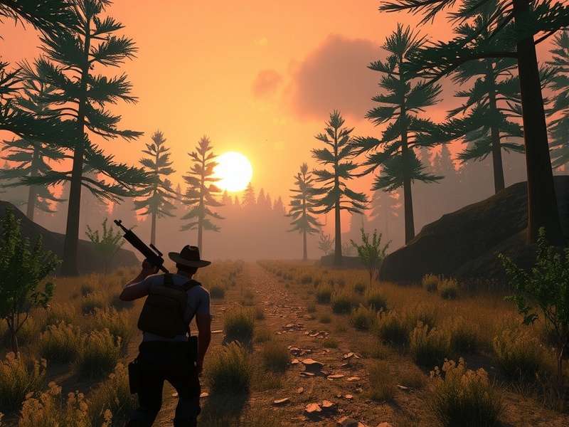 Rust Gameplay Solo – lone survivor in the wasteland with a Crossbow and building plan
