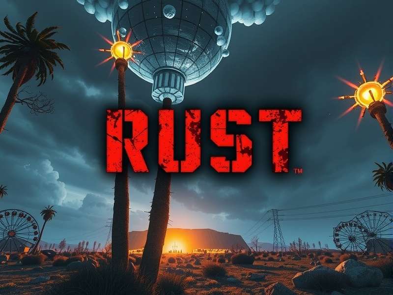 Rust Game Overview — open world survival gameplay with base building and raiding