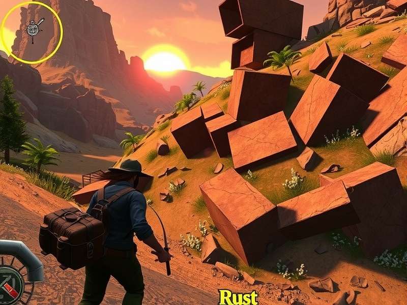 Rust Gameplay Beginning To End — full survival cycle from spawn to endgame raiding