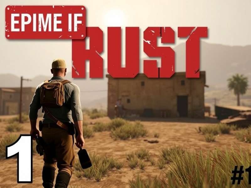 Rust Gameplay Ep 1 — survival guide for Indian players featuring base building and PvP tactics