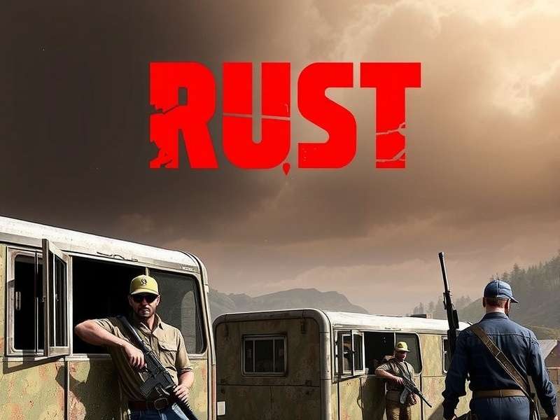 Rust Game Steam Account setup and gameplay on a laptop with Indian theme